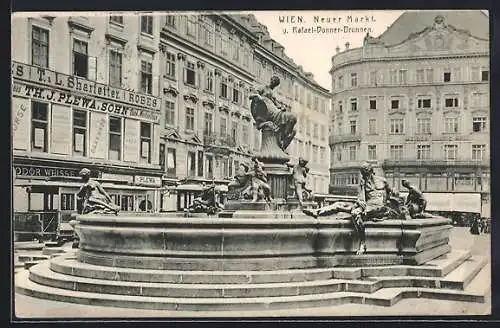 AK Wien, Neuer Markt und Rafael-Donner-Brunnen