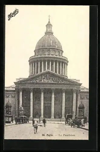 AK Paris, Le Panthéon, Reklame für Maggi