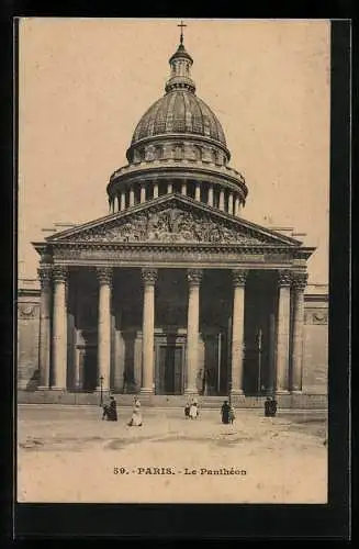 AK Paris, Blick auf das Panthéon