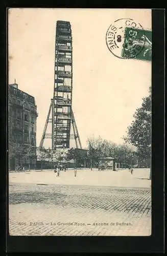 AK Paris, La Grande Roue, Avenue de Suffren