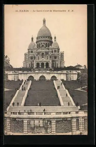 AK Paris, Le Sacré-Coeur de Montmartre