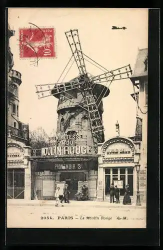 AK Paris, Le Moulin Rouge, Son Altesse l`Amour