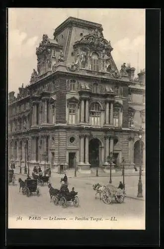 AK Paris, Le Louvre, Pavillon Turgot