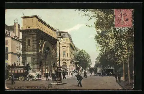 AK Paris, Porte et Boulevard Saint-Martin