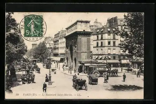 AK Paris, Le Boulevard Saint-Martin