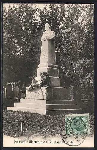 AK Ferrara, Monumento a Giuseppe Garibaldi