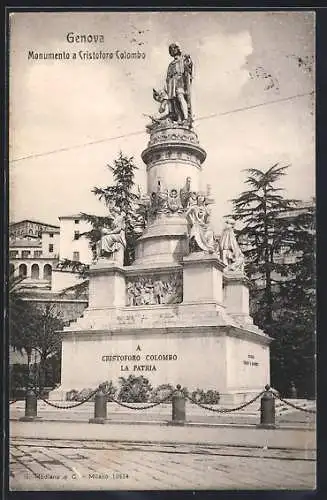 AK Genova, Monumento a Cristofero Colombo