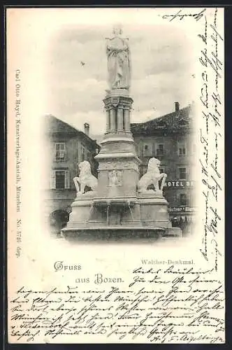 AK Bozen, Walther-Denkmal