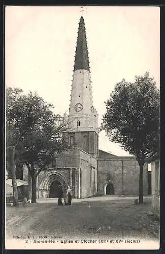 AK Ars-en-Ré, Église et Clocher, XIIe et XVe siècles