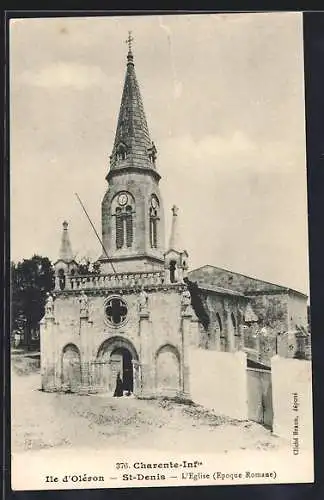 AK St-Denis /Ile d`Oléron, L`Eglise, Époque Romane