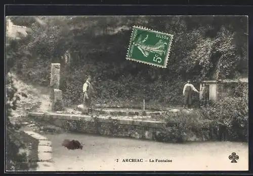 AK Archiac, La Fontaine