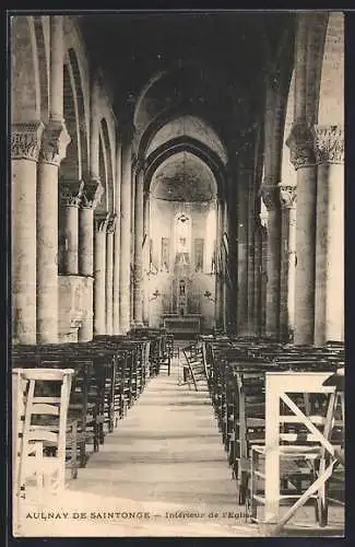 AK Aulnay de Saintonge, Intérieur de l`Église