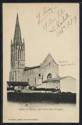 AK Bignais, Église près de Saint-Jean-d`Angély