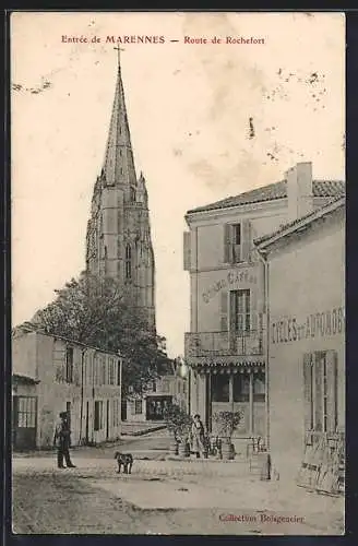 AK Marennes, Entrée de Marennes, Route de Rochefort