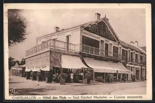 AK Châtelaillon, Hôtel des Flots, Tout Confort Moderne, Cuisine renommée