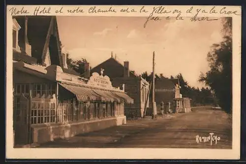 AK Chatelaillon, Restaurant Saint Victor et rue bordée de bâtiments