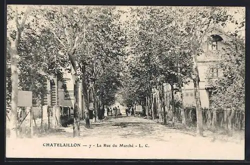 AK Châtelaillon, La Rue du Marché