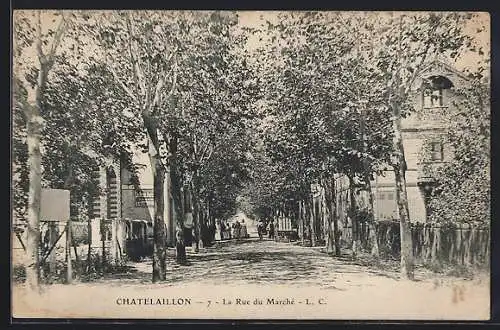 AK Châtelaillon, La Rue du Marché