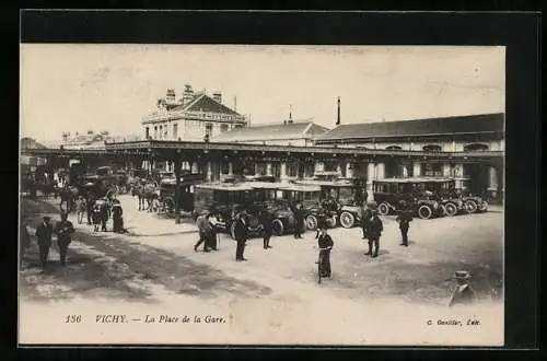 AK Vichy, La Place de la Gare