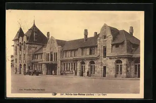 AK Néris-les-Bains, La Gare