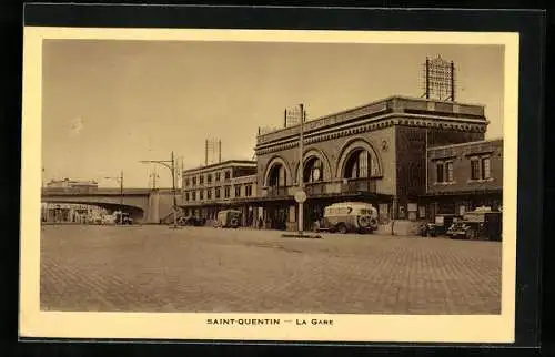 AK Saint-Quentin, La Gare