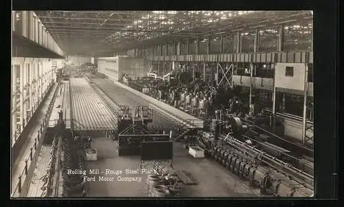 AK Dearborn, MI, Rouge Steel Plant, Ford Motor Company, Rolling Mill