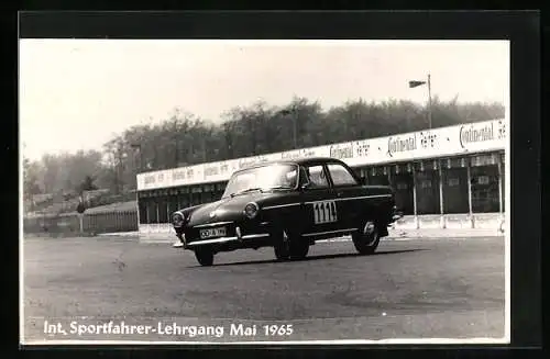 AK VW Auto beim Int. Sportfahrer-Lehrgang Mai 1965