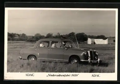 AK Mercedes Benz Auto mit Kennzeichen Her-Z21, ADAC Niedersachsenfahrt 1959