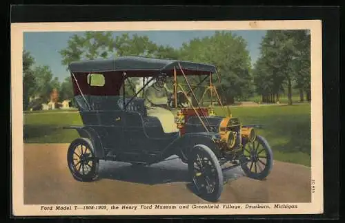 AK Auto Ford Model T, 1908-1909