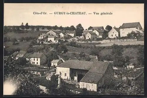 AK Gurgy-le-Chateau, Vue générale