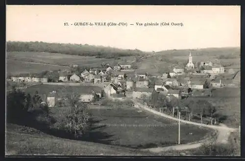 AK Gurgy-la-Ville, Vue generale