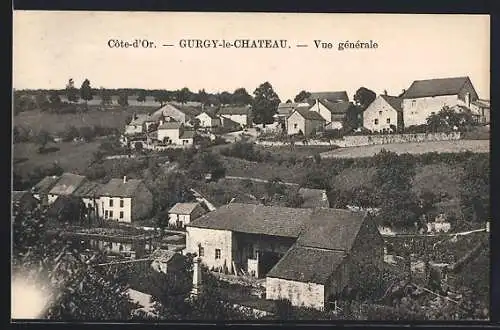 AK Gurgy-le-Chateau, Vue Generale