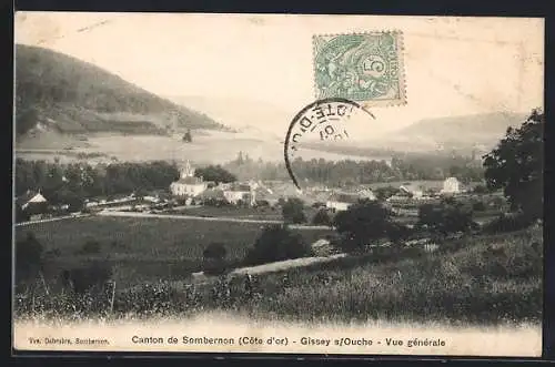 AK Gissey-s-Ouche, Canton de Sombernon, Vue générale