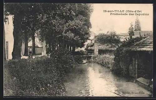 AK Is-sur-Tille, Promenade des Capucins