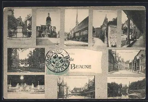 AK Beaune, Eglise Notre-Dame, Rue de l`Hôtel-Dieu, Ancien Rempart de la Madeleine