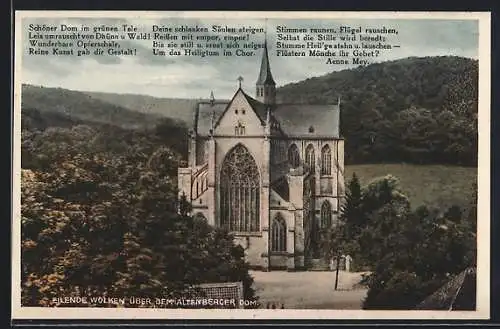 AK Altenberg / Rheinland, Wolken über dem Altenberger Dom