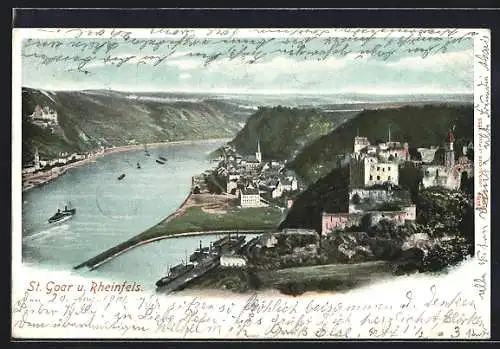 AK St. Goar u. Rheinfels