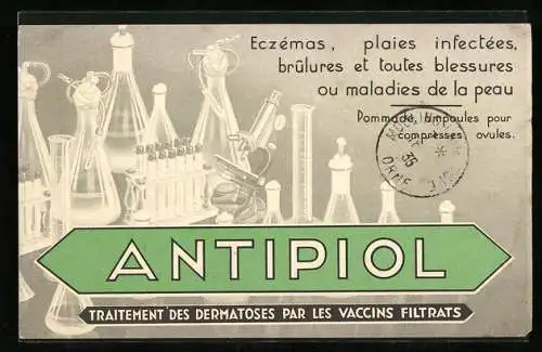 AK Nice, Antipiol, Traitement des Dermatoses par les Vaccins Filtrats