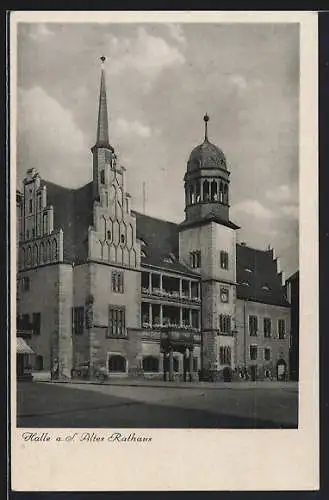 AK Halle a. S., Altes Rathaus