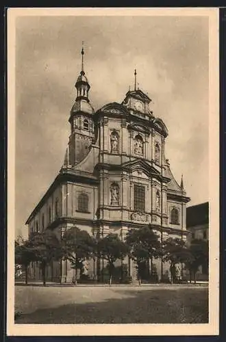 AK Würzburg, Blick zur Peterskirche