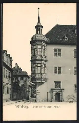 AK Würzburg, Erker am bischöfl.Palais