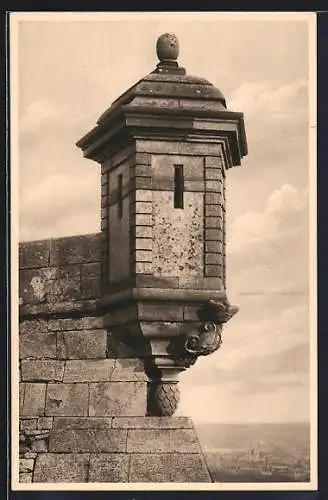 AK Würzburg, Wachthäuschen auf der Festung