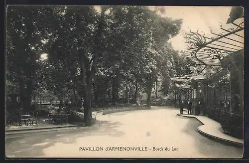 AK Paris, Pavillon d`Armenonville, Bords du Lac