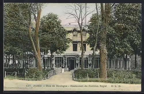 AK Paris-Bois de Boulogne, Pavillon Royal du Restaurant