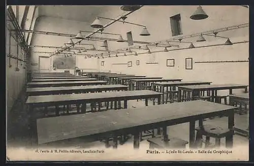 AK Paris, Lycée St-Louis, Salle de Graphique