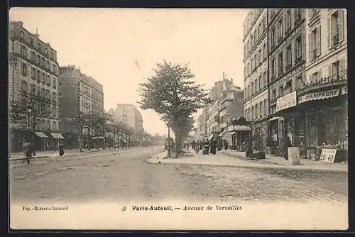 AK Paris-Auteuil, Avenue de Versailles