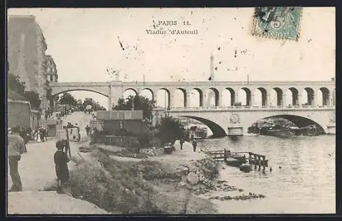 AK Paris, Viaduc d`Auteuil