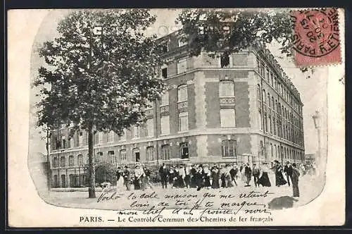 AK Paris, Rue de Saussure, Le Contrôle Commun des Chemins de fer francais