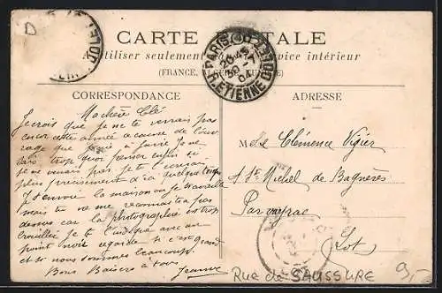 AK Paris, Rue de Saussure, Le Contrôle Commun des Chemins de fer francais