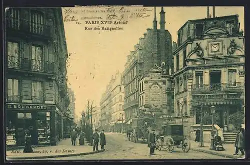 AK Paris, Rue des Batignolles